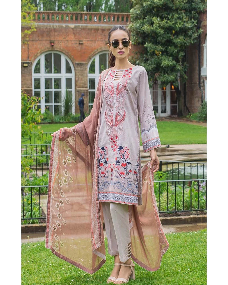 Mahnoor Lawn Collection 19 Salwar Suit DN-09A