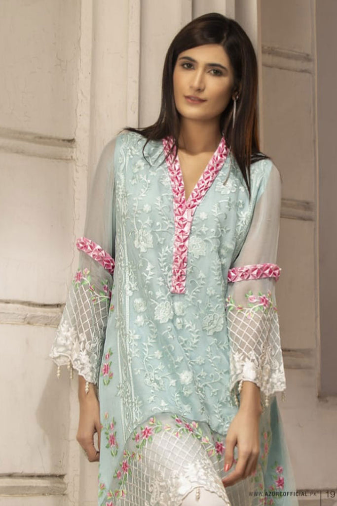 Azure Luxury Formal Pakistani Kurtis DN-09