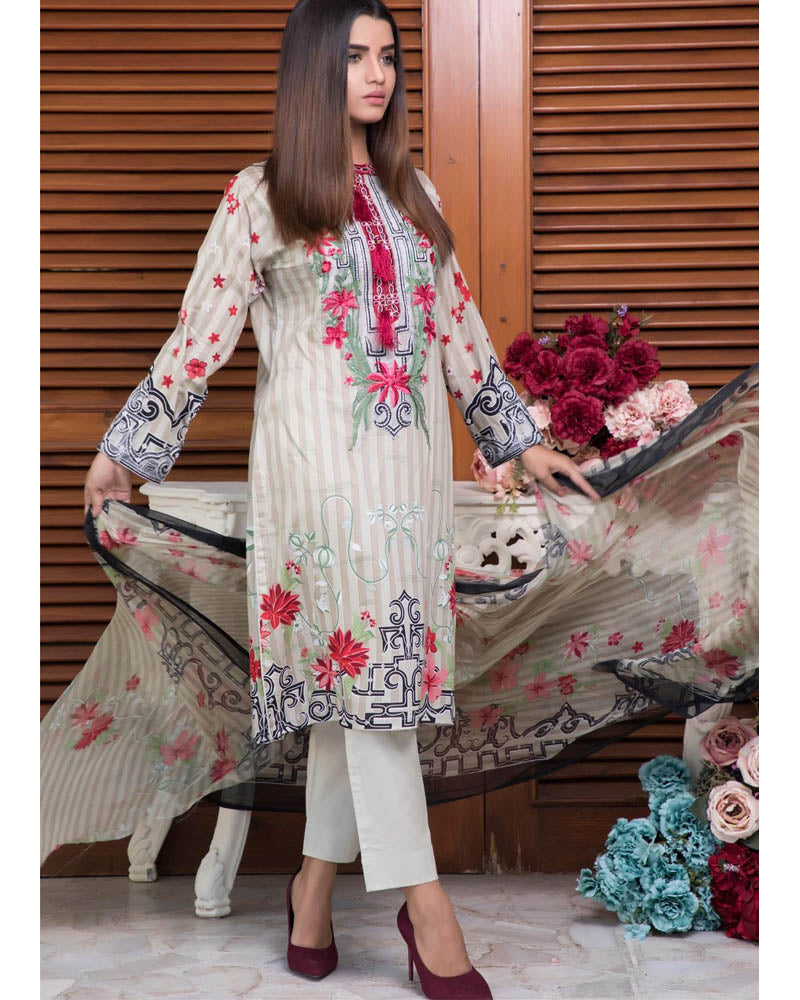 Rang Rez Lawn Volume 3 Pakistani Suit DN-12