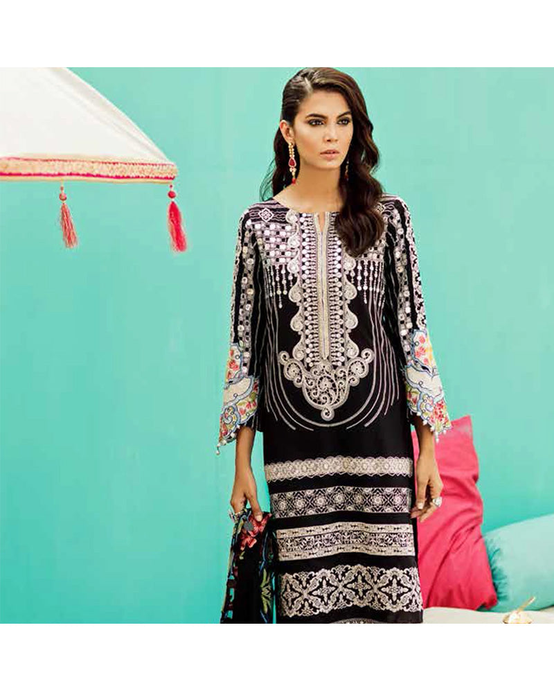 Charizma Eid Collection Unstitched Salwar Suits Dark Night ED-35