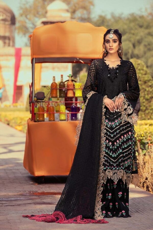 Charizma Signature Embroidered Lawn Collection Vol 1 - Dark Art ELS-03