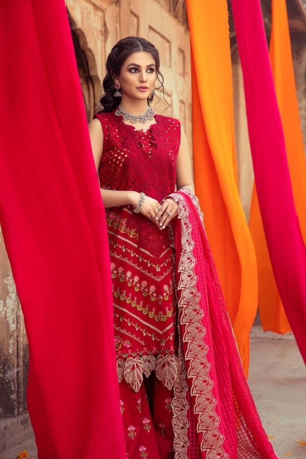 Charizma Signature Embroidered Lawn Collection Vol 1 - Rosy Future ELS-04