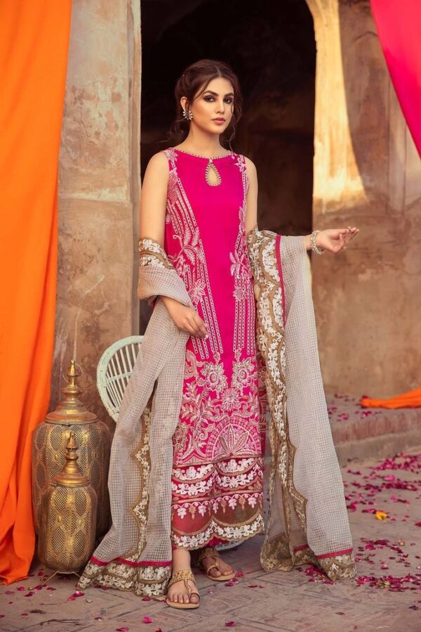 Charizma Signature Embroidered Lawn Collection Vol 1 - Princess Rules ELS-06