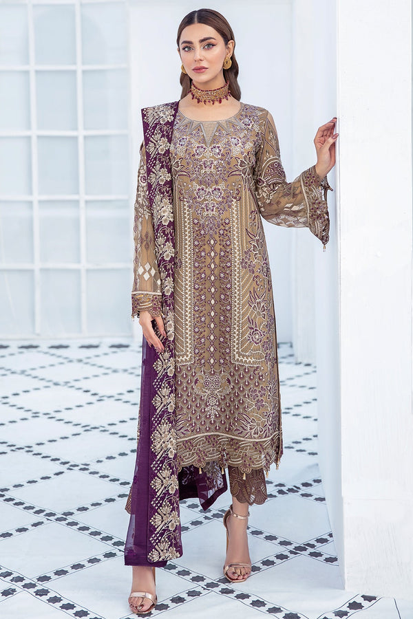 Ramsha Chiffon Collection – F-2101