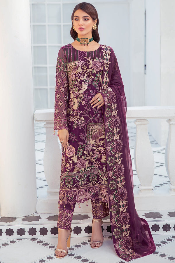 Ramsha Chiffon Collection – F-2107