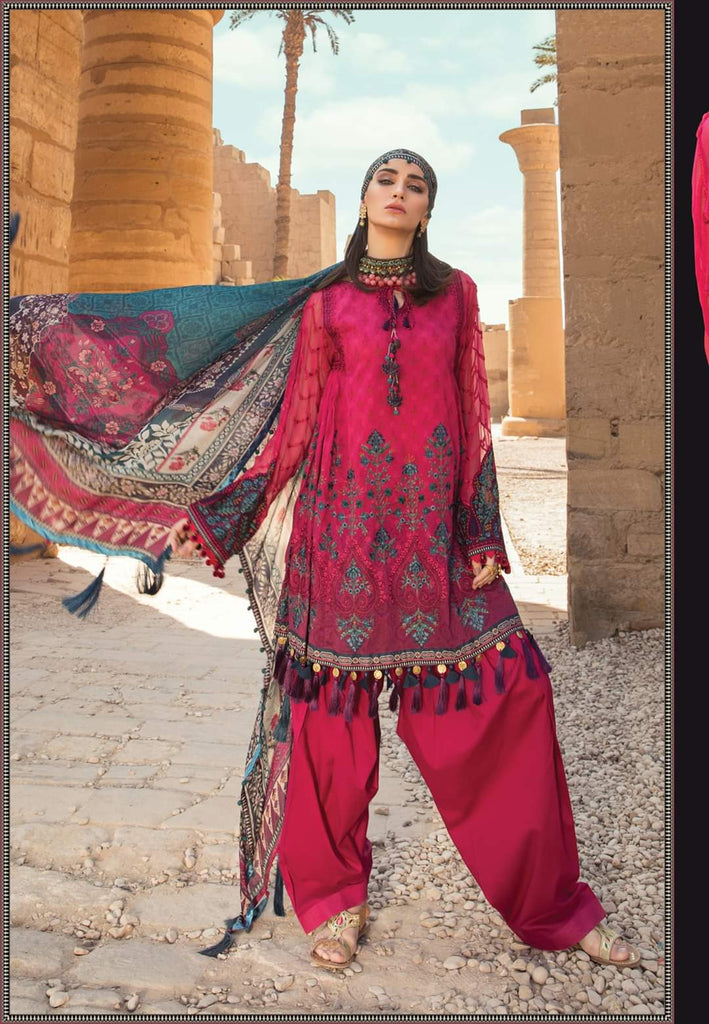 Maria B Luxe Lawn Collection 2020 - 7a