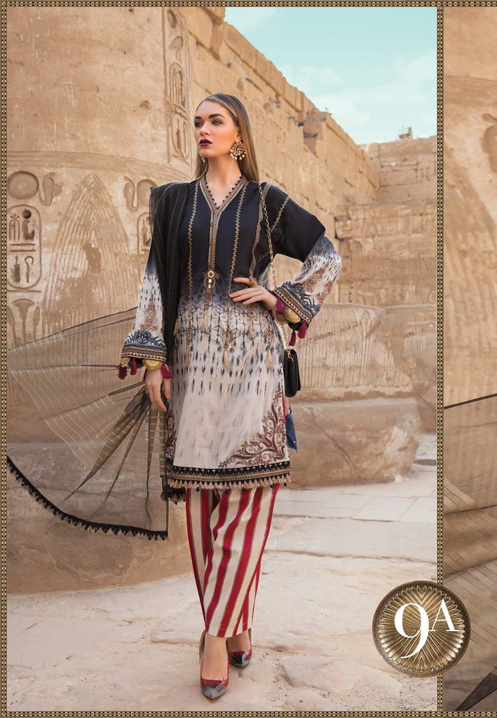 Maria B Luxe Lawn Collection 2020 - 9a