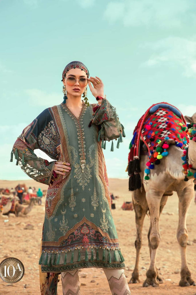 Maria B Luxe Lawn Collection 2020 - 10a