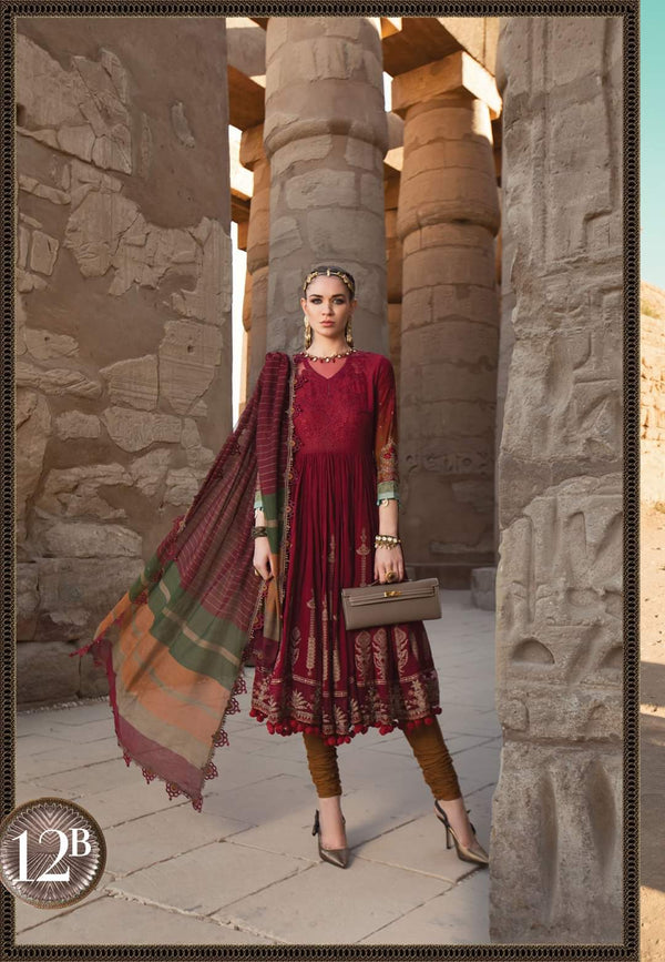 Maria B Luxe Lawn Collection 2020 - 12b