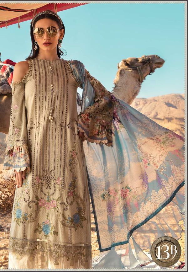 Maria B Luxe Lawn Collection 2020 - 13b