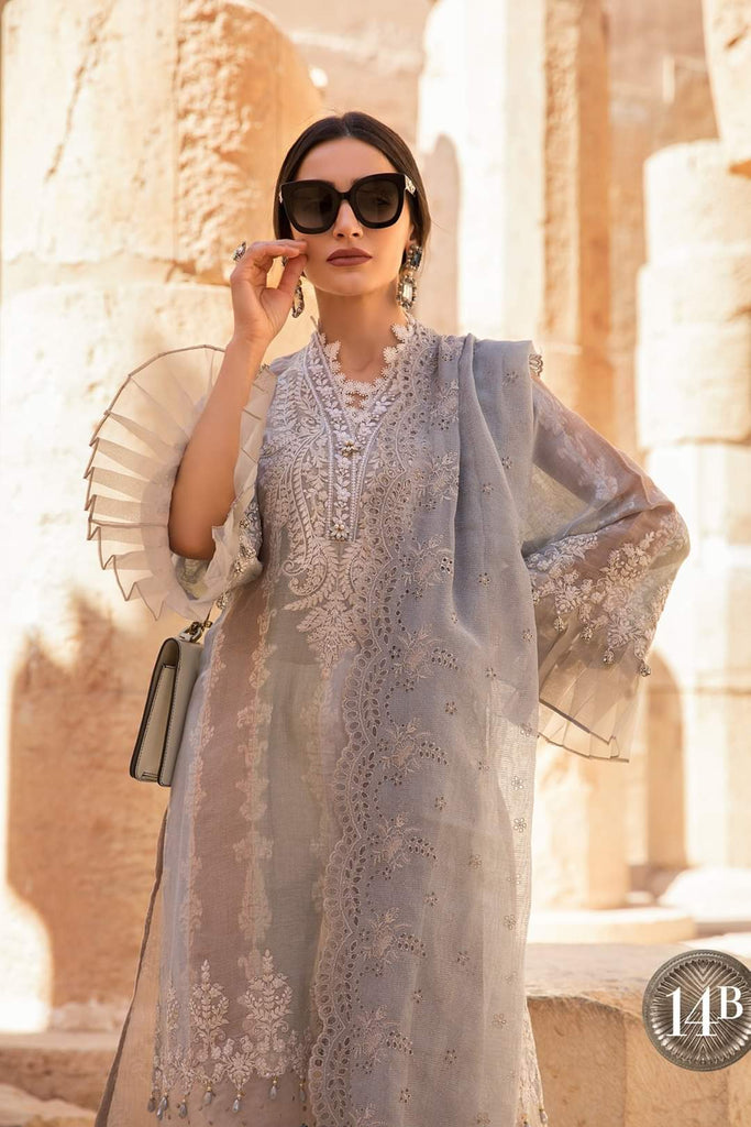 Maria B Luxe Lawn Collection 2020 - 14b
