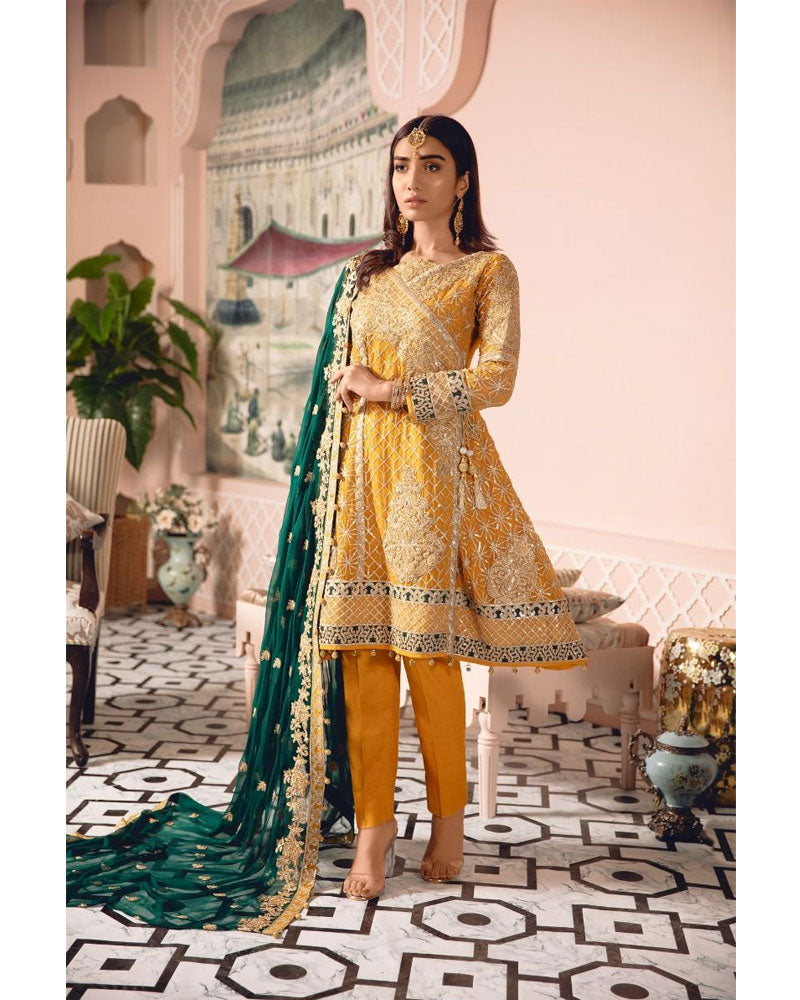 Freesia Chiffon by Maryum N Maria Green Yelliet FE-02