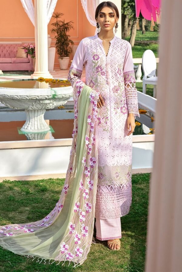 Nureh Luxury Lawn 2021 – Flamingo Dreams NE-05