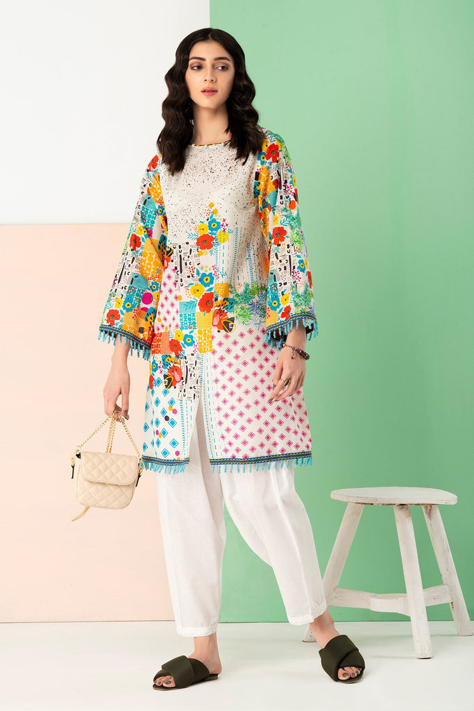 BTW Unstitched Designer Lawn Kurti – Flouriculture
