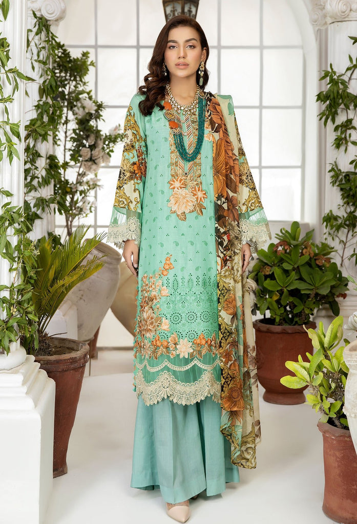 Ezrah Chikankari Lawn Suits by Adan's Libas | 2023 | Fringy Flower