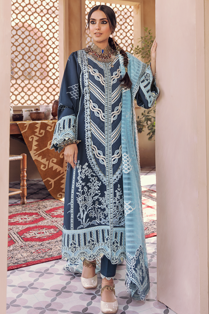 Qalamkar Luxury Lawn ’21 – HL-06
