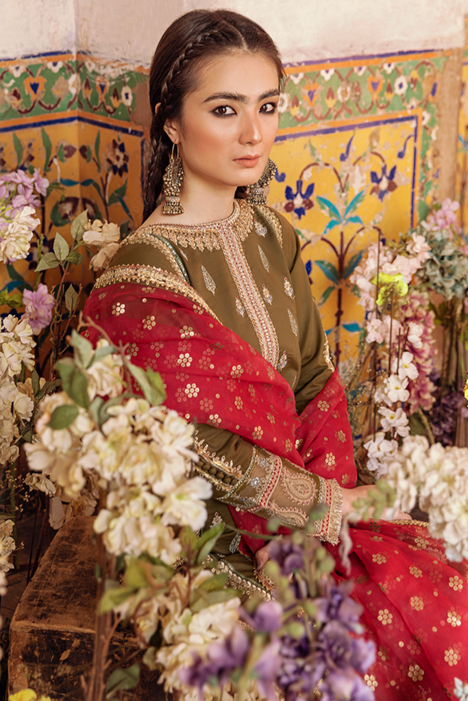Qalamkar Luxury Lawn ’21 – HL-08