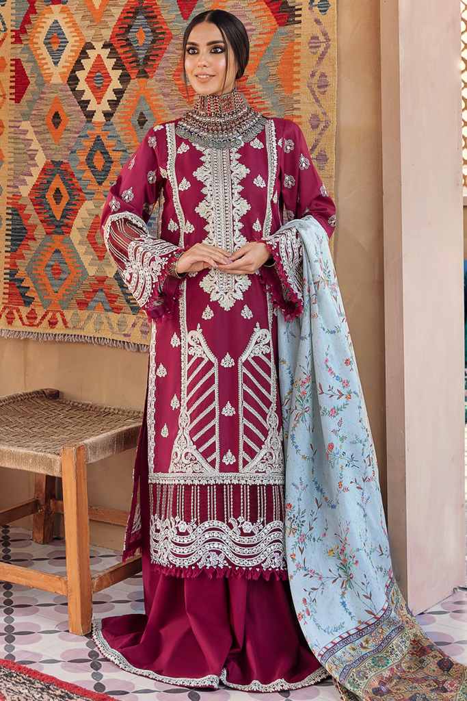 Qalamkar Luxury Lawn ’21 – HL-10