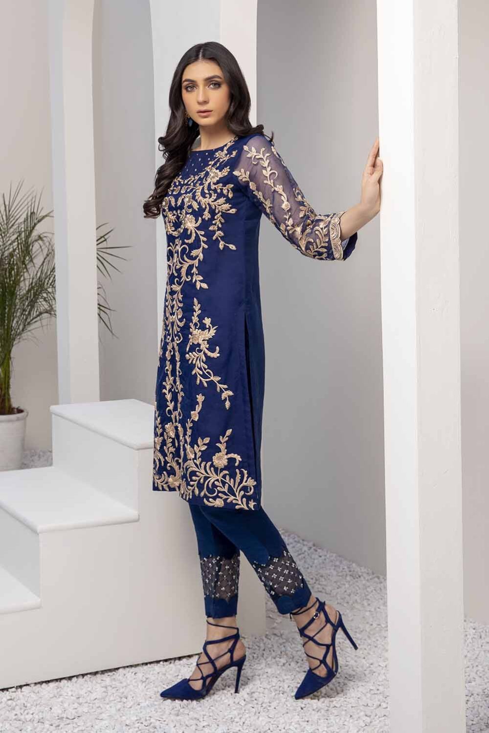 Azure luxury kurti - Iris