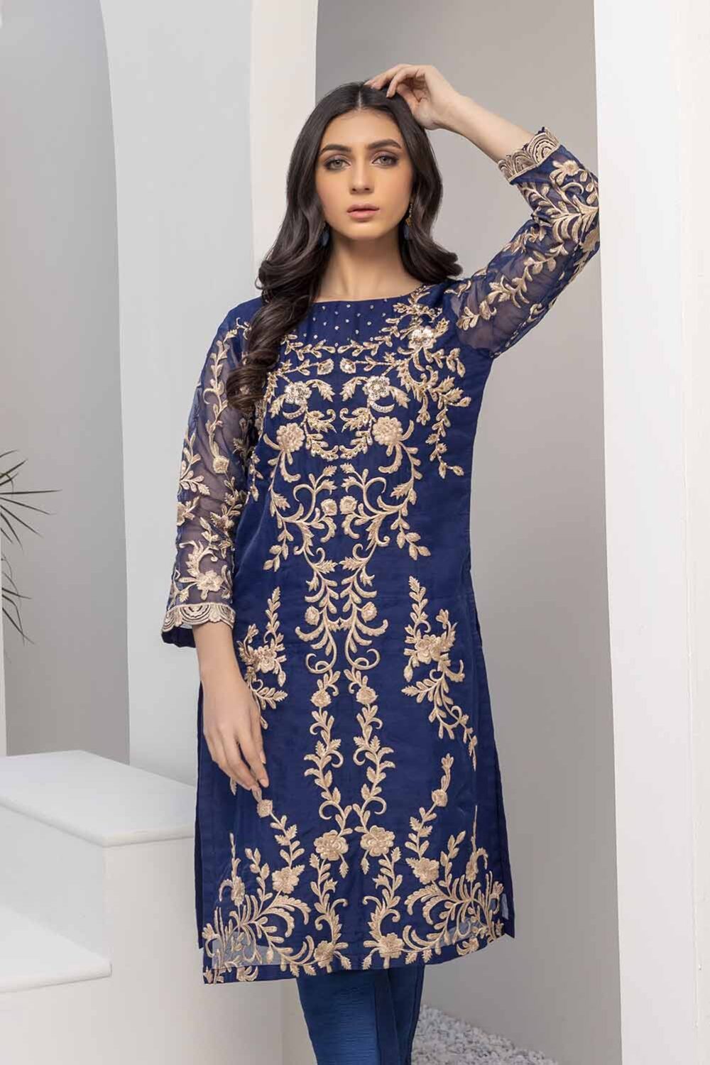 Azure luxury kurti - Iris
