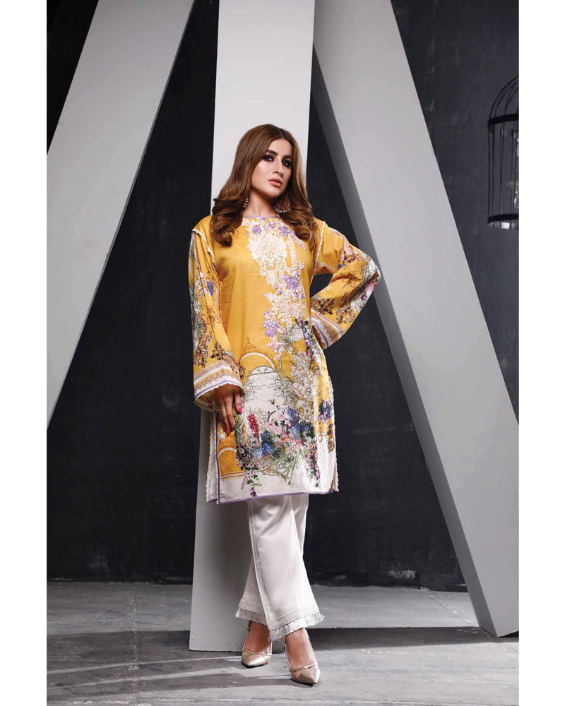 Firdous Solitaire Lawn Kurti K-19428 A