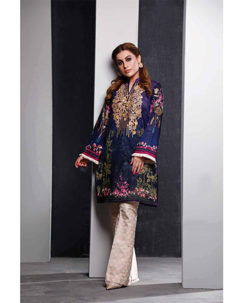 Firdous Solitaire Lawn Kurti K-19430 B