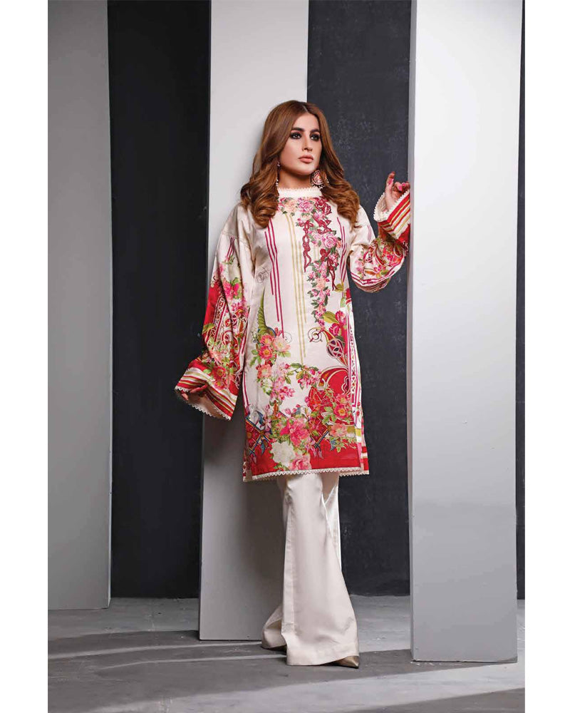 Firdous Solitaire Lawn Kurti K-19437 B