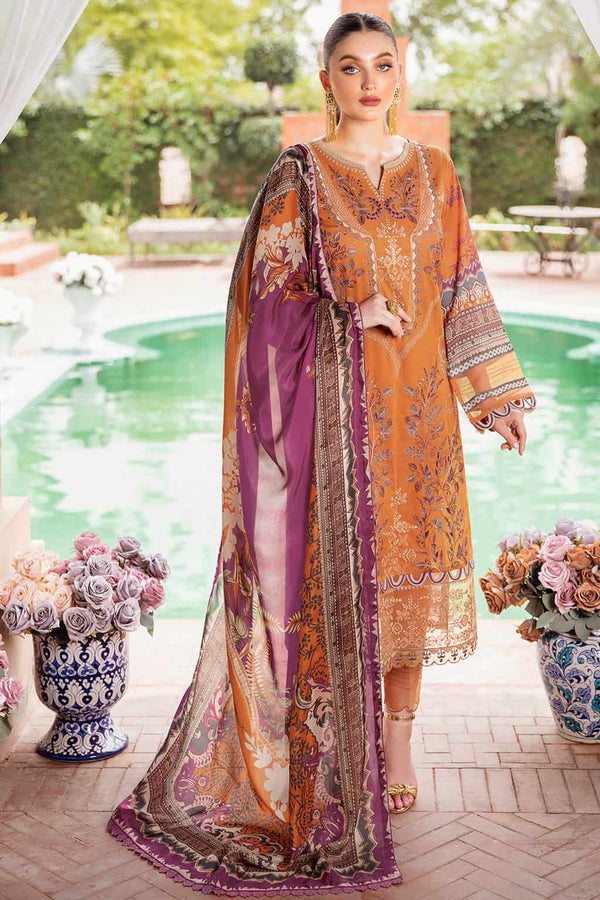Mashaal By Ramsha Luxury Lawn Suits | 2022 - Vol-05 – L-502