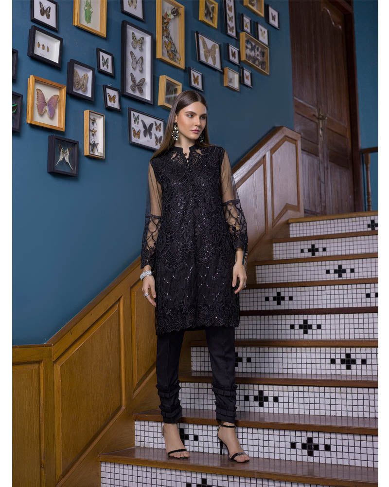 Azure Luxury Formals Kurti Vol 5 Black Swan LFD04