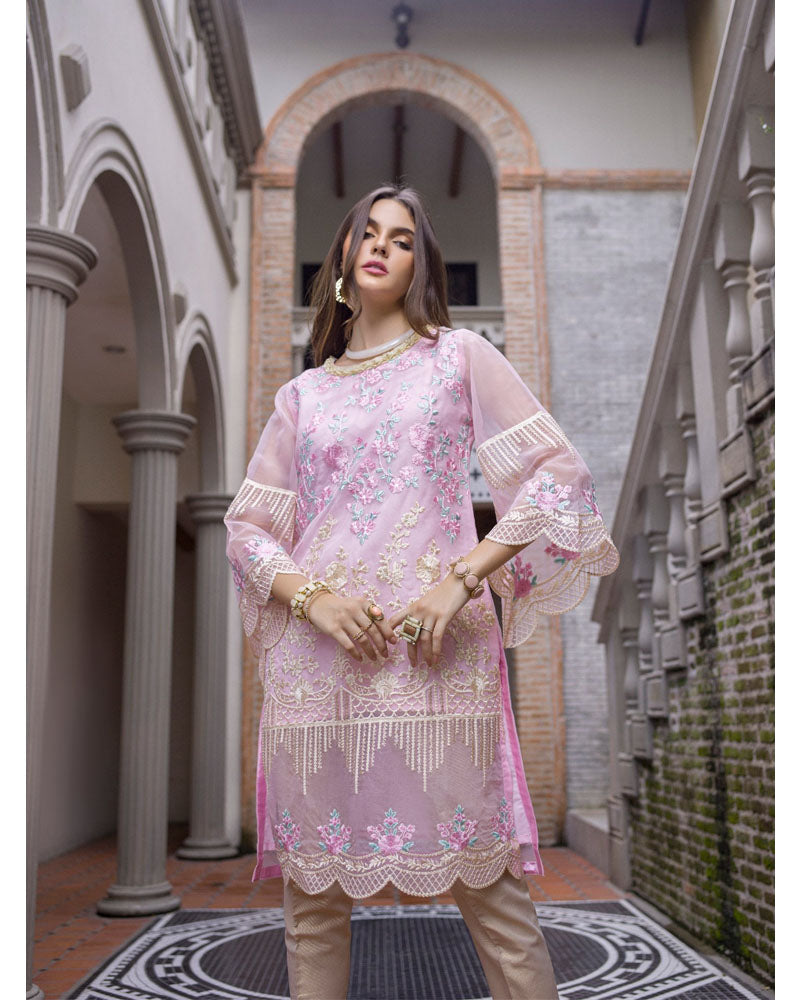Azure Luxury Formals Kurti Vol 5 Belle Rose LFD07