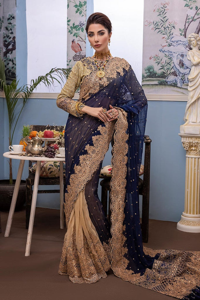 Melodic Exclusive Chiffon By Adan Libas – Moonlight Jade – The Saree