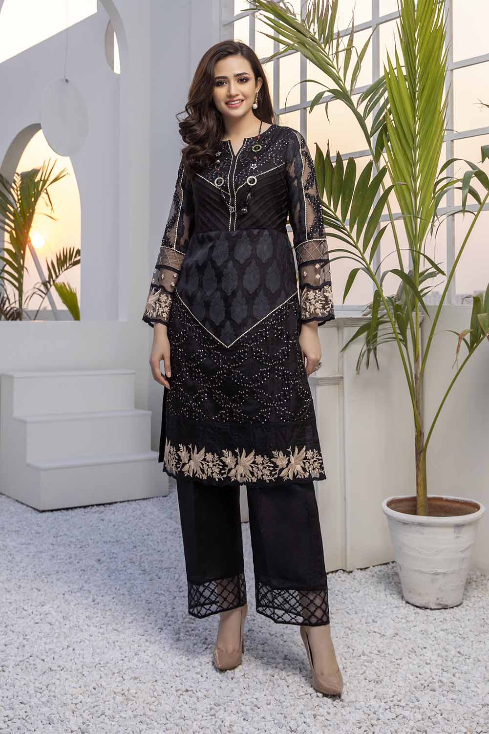 Azure luxury kurti - Nightingale