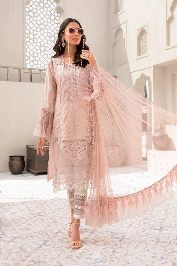 Maria B Eid Lawn 2021 – Nude Pink