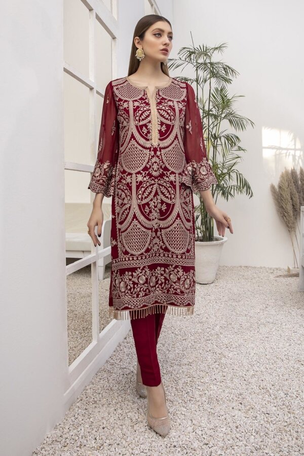 Kurti for Party from Azure 2021 – Rouge Gold