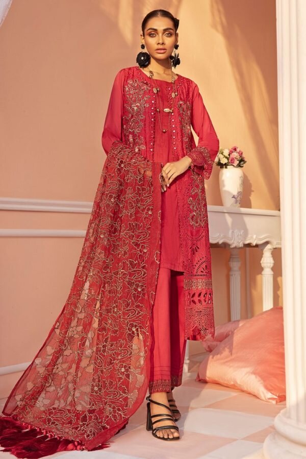 Nureh Luxury Lawn 2021 – Ruby Lush NE-02