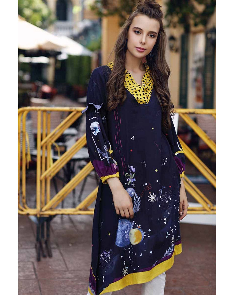 Gul Ahmed Yolo Cambric Kurtis Collection SCN-105