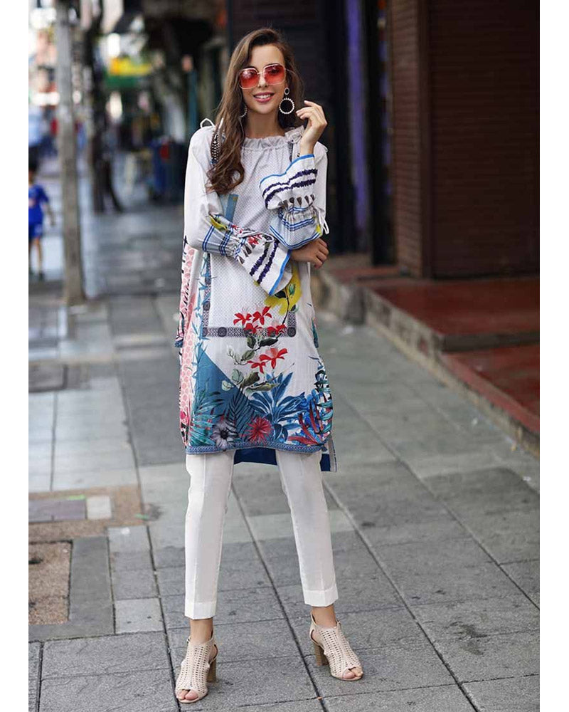 Gul Ahmed Yolo Cambric Kurtis Collection SCN-97