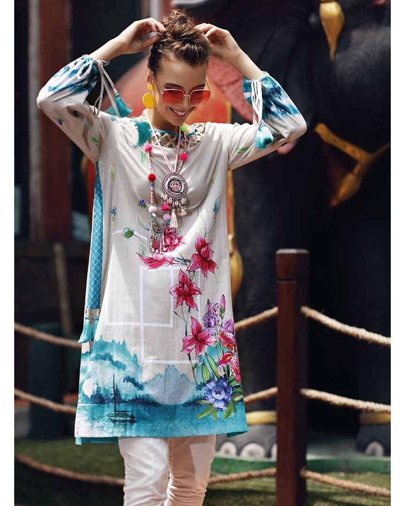 Gul Ahmed Yolo Cambric Kurtis Collection SCN-98