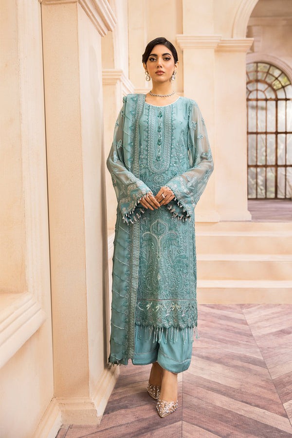 Farasha Chiffon Suit 2022 – SEA SWIRL