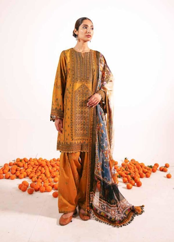 Zara Shahjahan Embroidered Lawn 2021 – SHIREEN-B