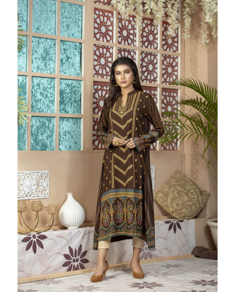 Lakhany Sahar Embroidered Kurti SK-7010-B