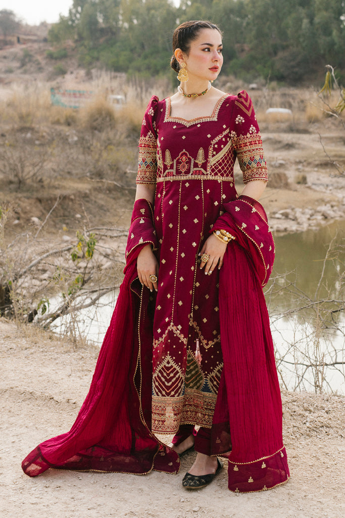 Qalamkar Luxury Lawn Suits - 2022 | SS-07 LEILA