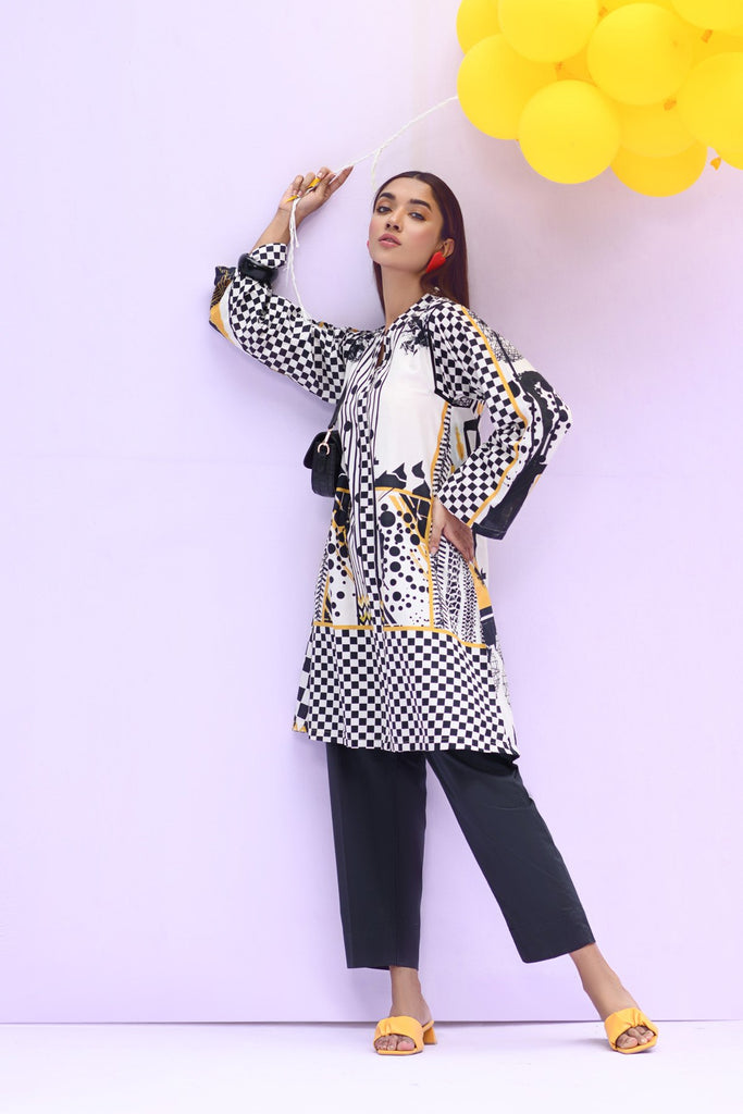 BTW Unstitched Designer Lawn Kurti – Skid Road