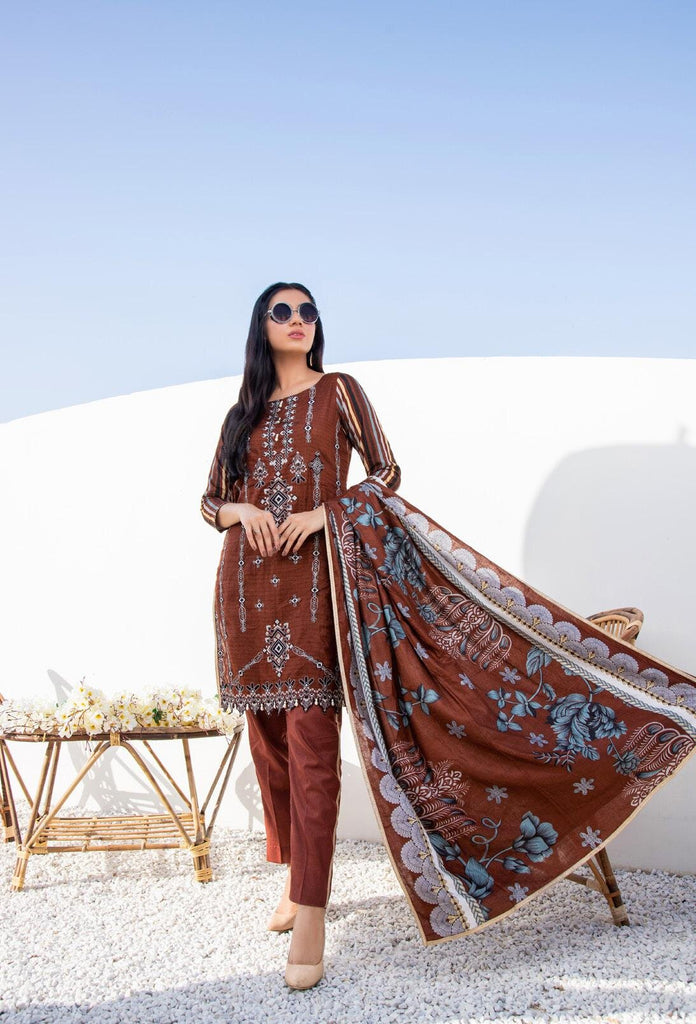 Sahil Festive Lawn 2021 – Suit 03