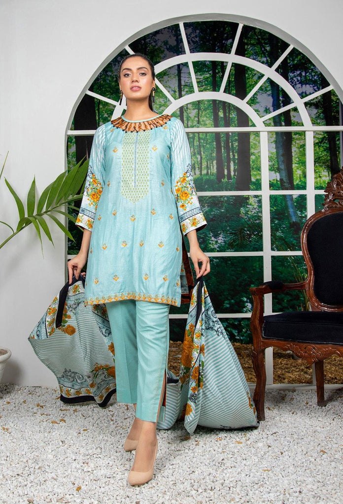 Sahil Festive Lawn 2021 – Suit 12