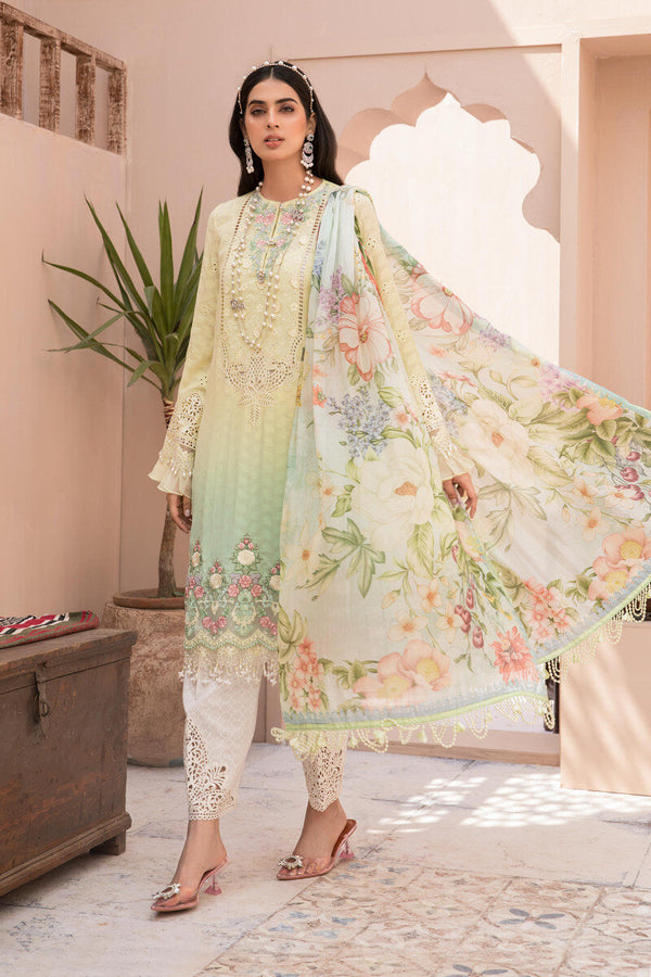 Maria B Eid Lawn 2021 – Yellow
