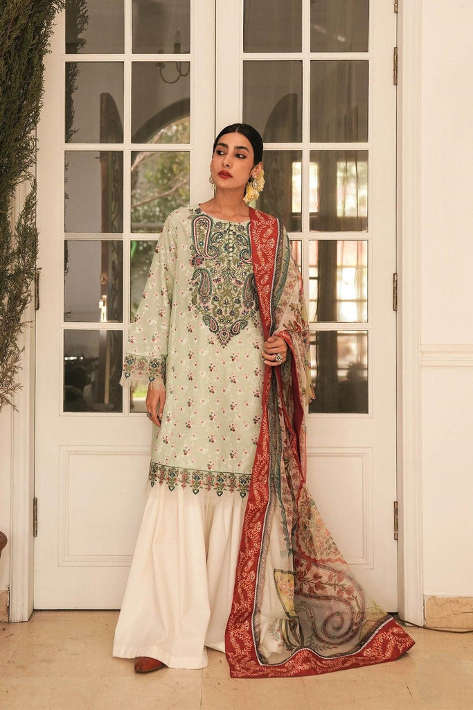 Zara Shahjahan Luxury Eid Lawn Suits 2022 | ZEEBA-A