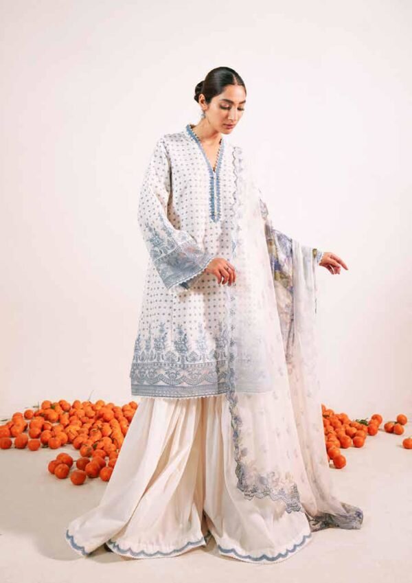 Zara Shahjahan Embroidered Lawn 2021 –  ZUBAIDA-A