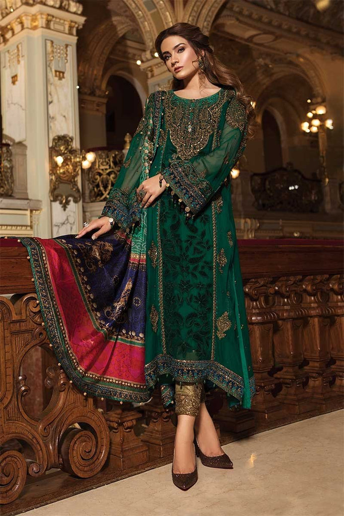 Maria B Embroidered Collection Pakistani Salwar Suit Design 1501