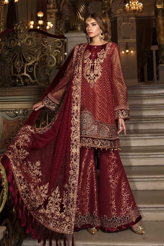 Maria B Embroidered Collection Pakistani Salwar Suit Design 1503